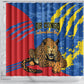 DR Congo Independence Day Shower Curtain Congo-Kinshasa Leopard