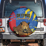 DR Congo Independence Day Spare Tire Cover Congo-Kinshasa Leopard