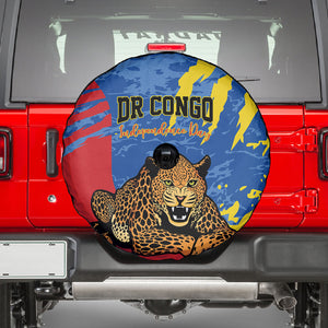 DR Congo Independence Day Spare Tire Cover Congo-Kinshasa Leopard