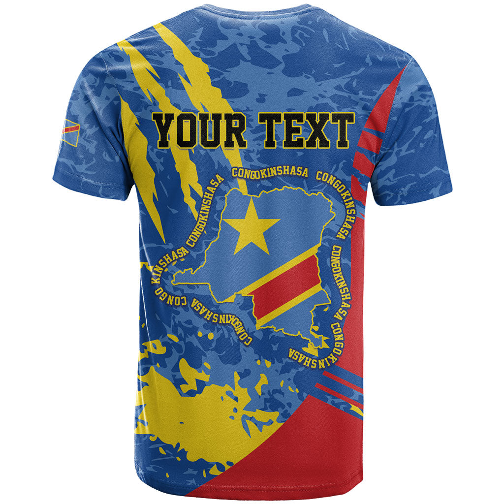 Personalized DR Congo Independence Day T shirt Congo-Kinshasa Leopard