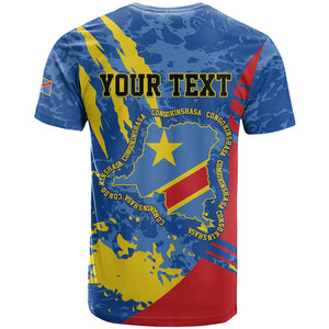 Personalized DR Congo Independence Day T shirt Congo-Kinshasa Leopard