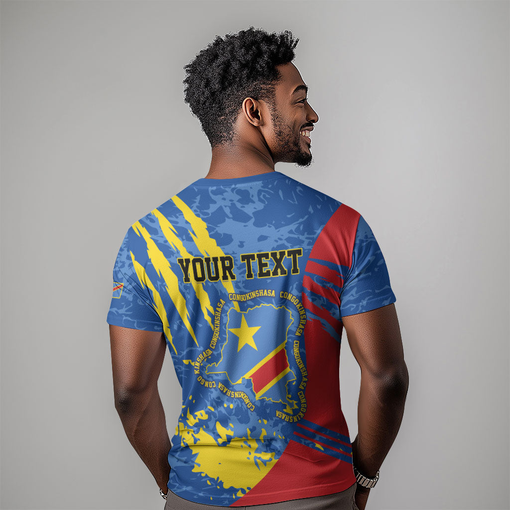 Personalized DR Congo Independence Day T shirt Congo-Kinshasa Leopard