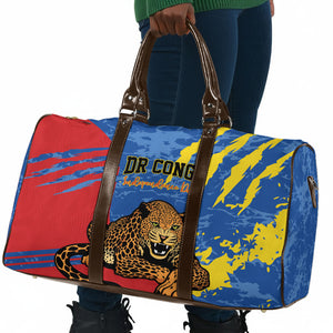 DR Congo Independence Day Travel Bag Congo-Kinshasa Leopard