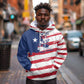 Liberia Flag Hoodie Grunge Stylized