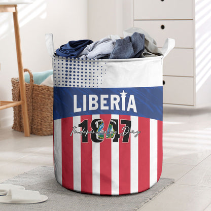 Liberia 1847 Laundry Basket Happy Independence Day