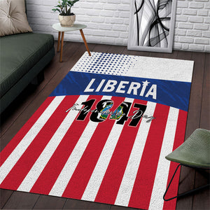 Liberia 1847 Area Rug Happy Independence Day