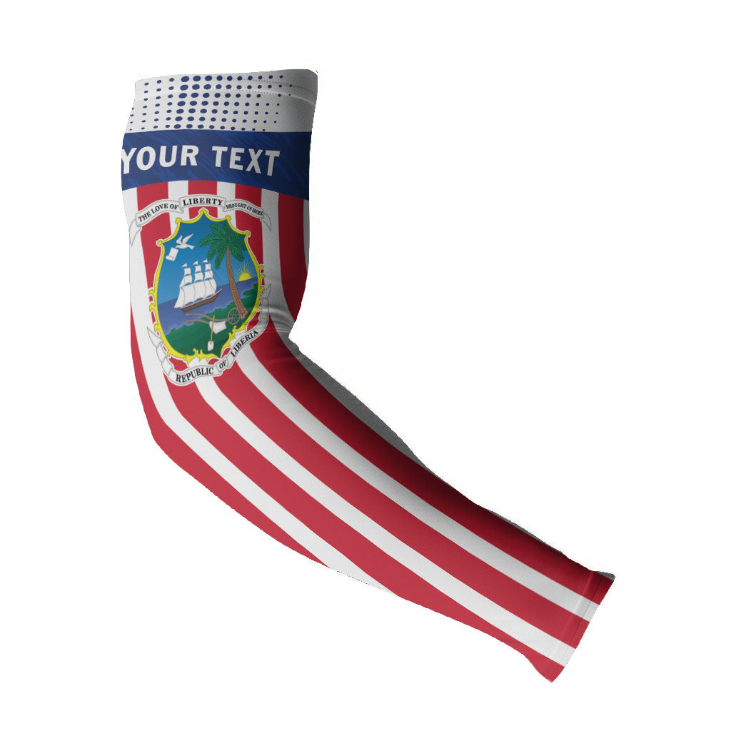 Personalized Liberia 1847 Arm Sleeves Happy Independence Day