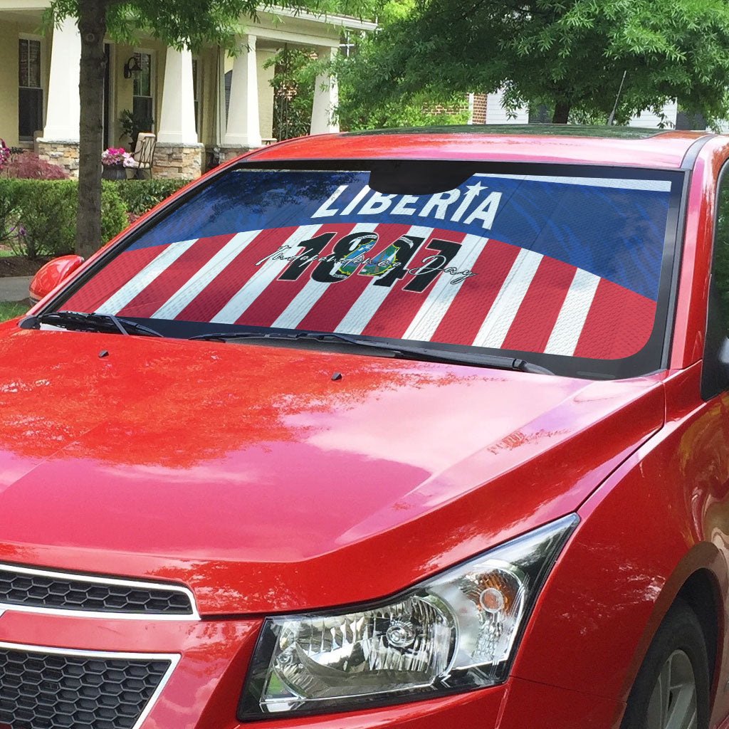 Liberia 1847 Auto Sun Shade Happy Independence Day