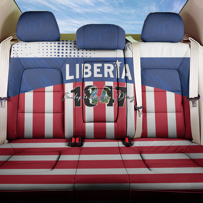 Liberia 1847 Back Car Seat Cover Happy Independence Day