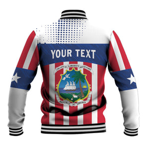 Personalized Liberia 1847 Baseball Jacket Happy Independence Day