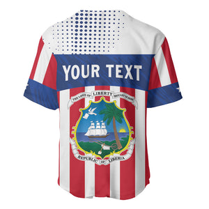 Personalized Liberia 1847 Baseball Jersey Happy Independence Day