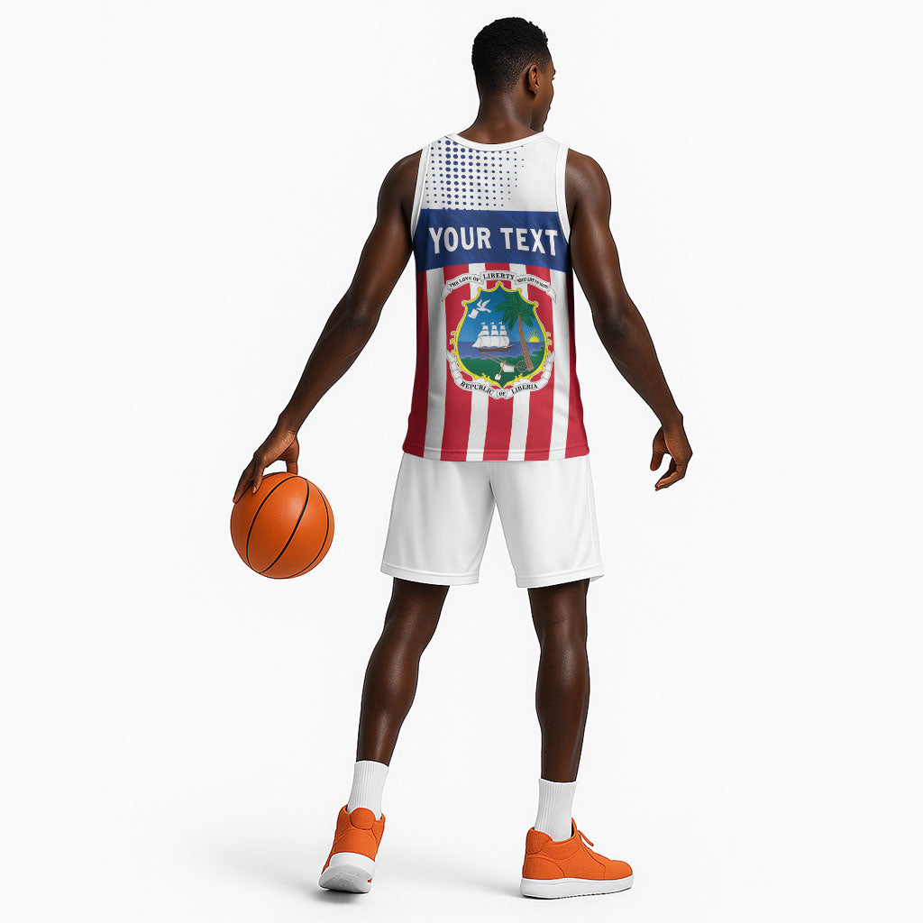 Personalized Liberia 1847 Basketball Jersey Happy Independence Day