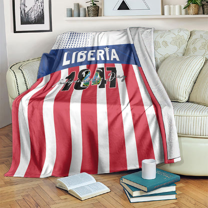 Liberia 1847 Blanket Happy Independence Day