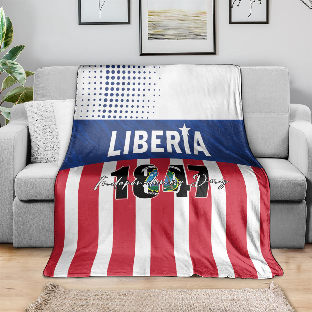 Liberia 1847 Blanket Happy Independence Day