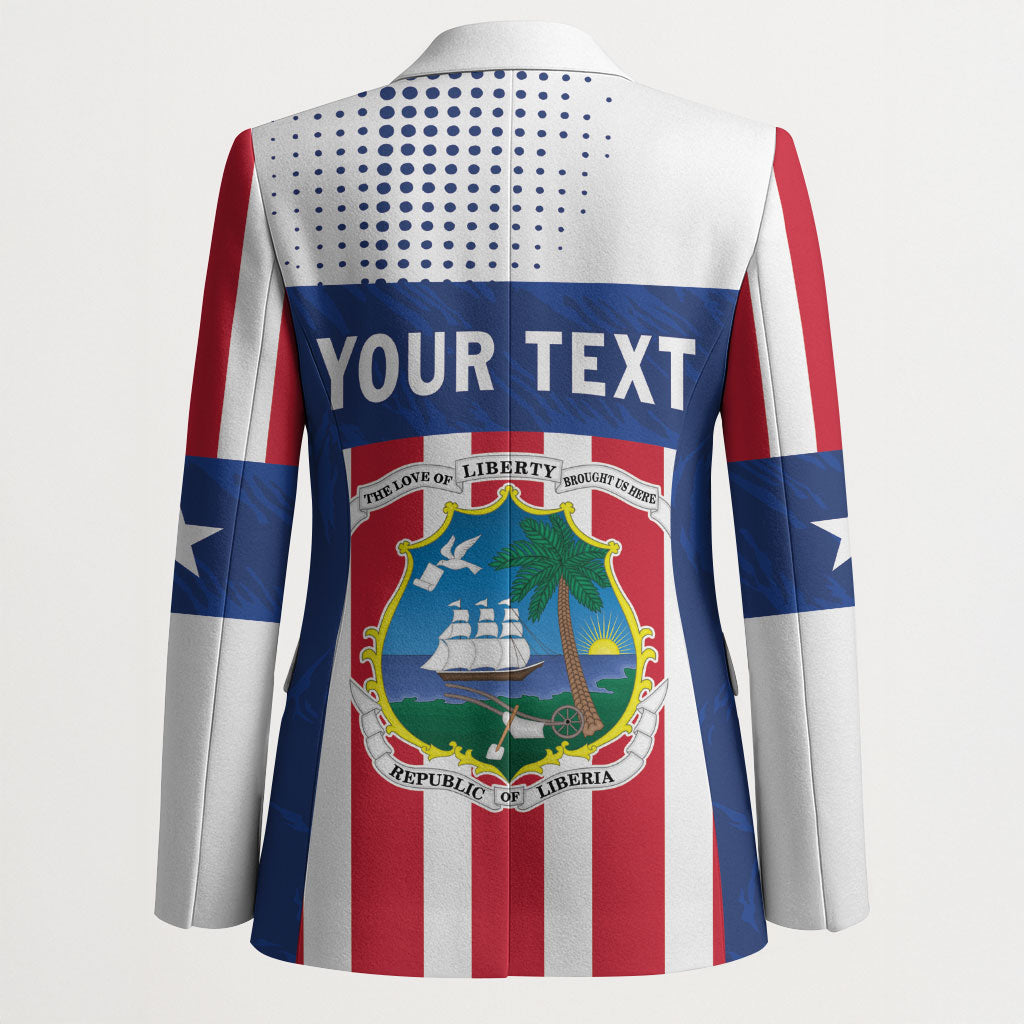 Personalized Liberia 1847 Blazer Happy Independence Day