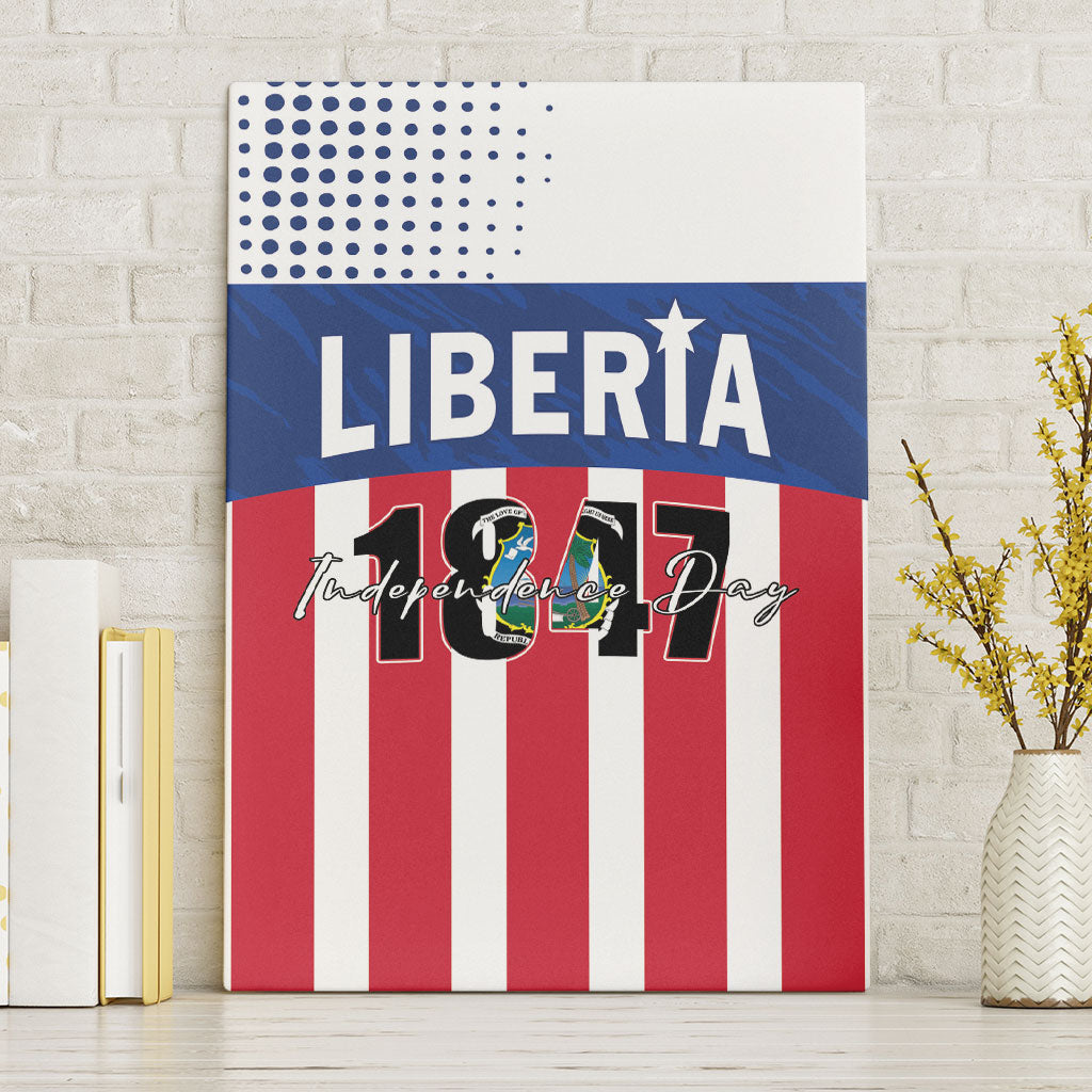 Liberia 1847 Canvas Wall Art Happy Independence Day