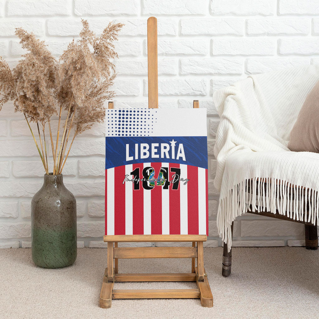 Liberia 1847 Canvas Wall Art Happy Independence Day