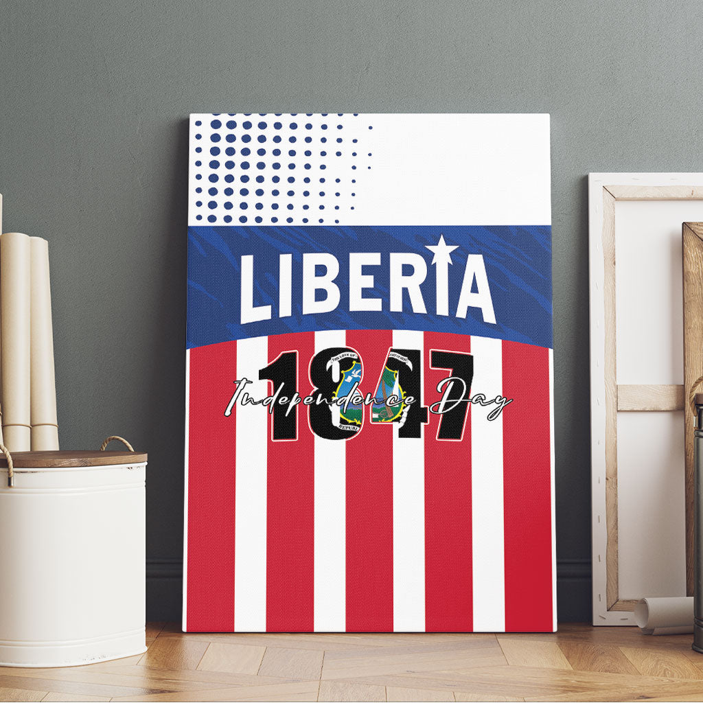 Liberia 1847 Canvas Wall Art Happy Independence Day