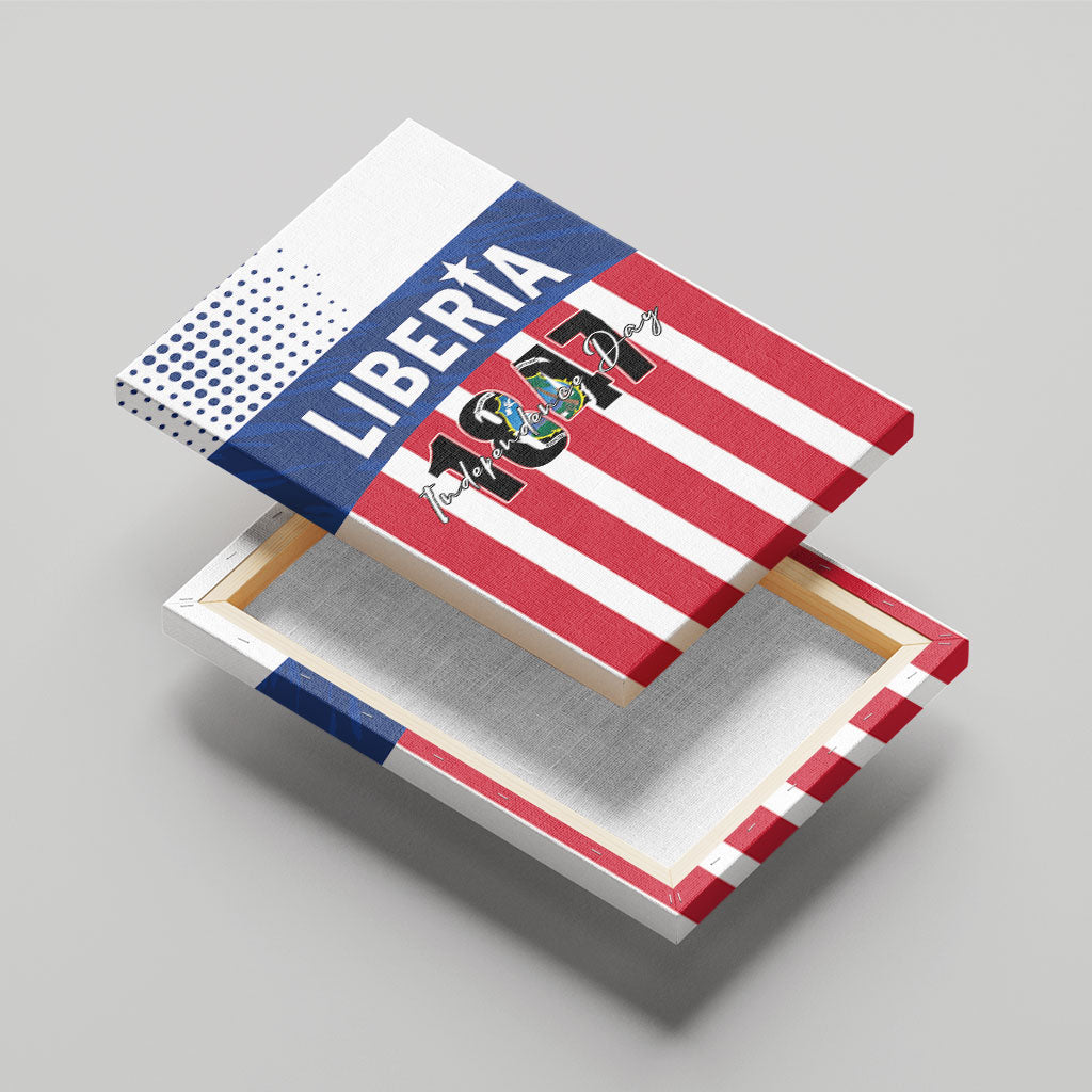 Liberia 1847 Canvas Wall Art Happy Independence Day