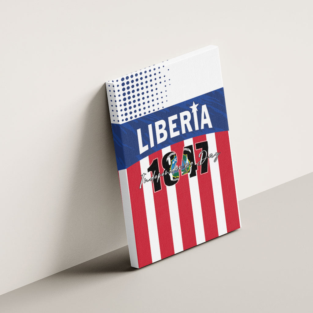 Liberia 1847 Canvas Wall Art Happy Independence Day