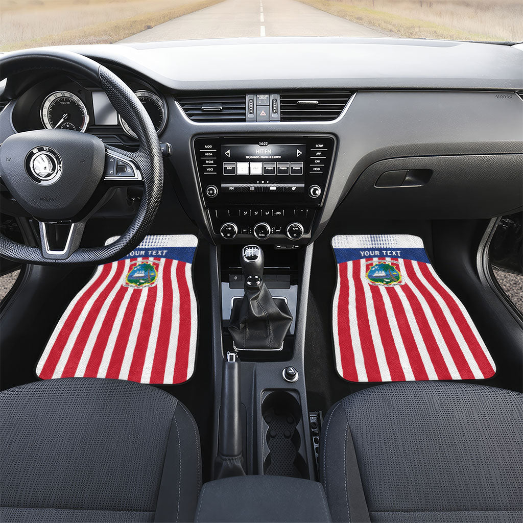 Personalized Liberia 1847 Car Mats Happy Independence Day