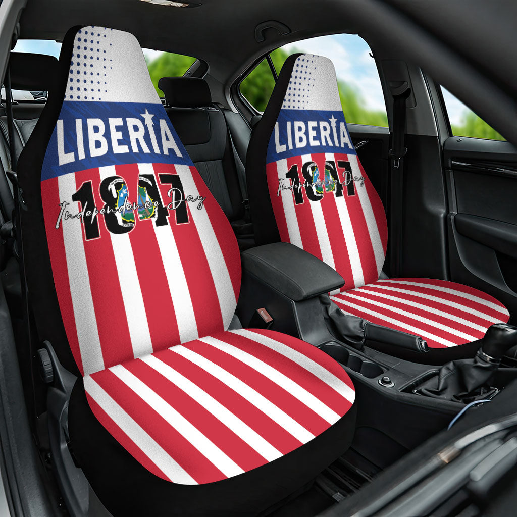 Liberia 1847 Car Seat Cover Happy Independence Day