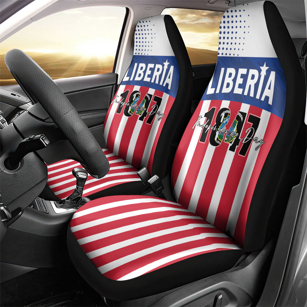 Liberia 1847 Car Seat Cover Happy Independence Day