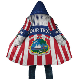 Personalized Liberia 1847 Cloak Happy Independence Day