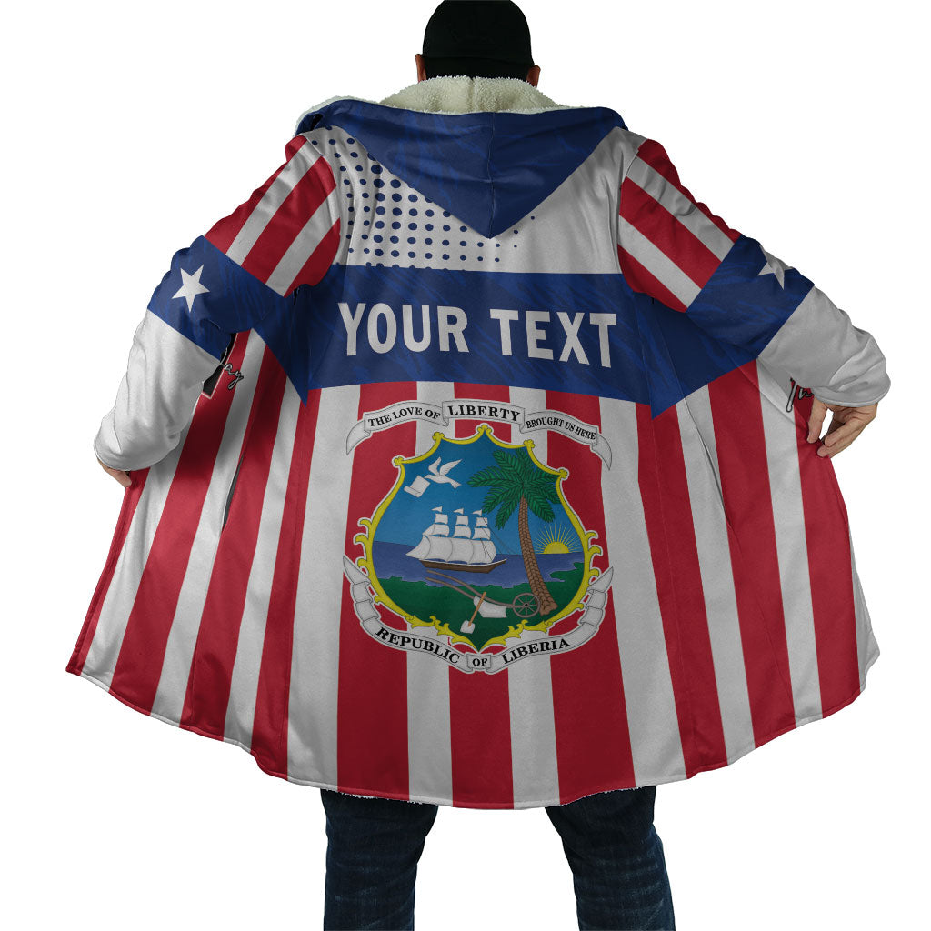 Personalized Liberia 1847 Cloak Happy Independence Day