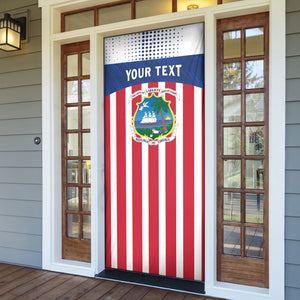 Personalized Liberia 1847 Door Cover Happy Independence Day