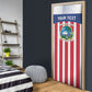 Personalized Liberia 1847 Door Cover Happy Independence Day