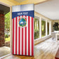 Personalized Liberia 1847 Door Cover Happy Independence Day