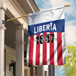 Liberia 1847 Garden Flag Happy Independence Day