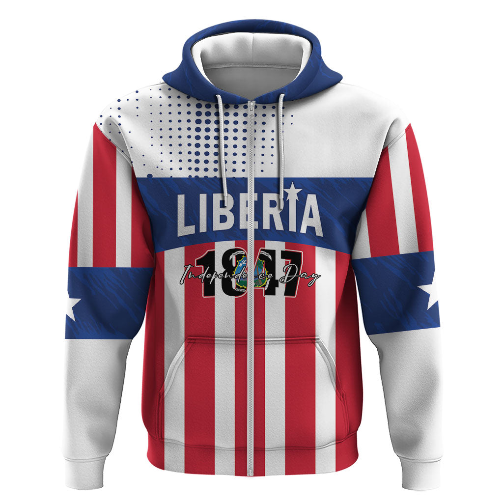 Personalized Liberia 1847 Hoodie Happy Independence Day