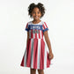Personalized Liberia 1847 Kid Short Sleeve Dress Happy Independence Day