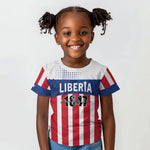 Personalized Liberia 1847 Kid T shirt Happy Independence Day