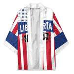 Personalized Liberia 1847 Kimono Happy Independence Day