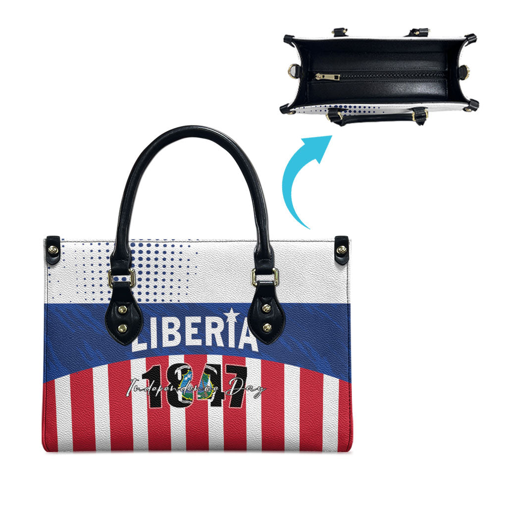 Liberia 1847 Leather Bag Happy Independence Day