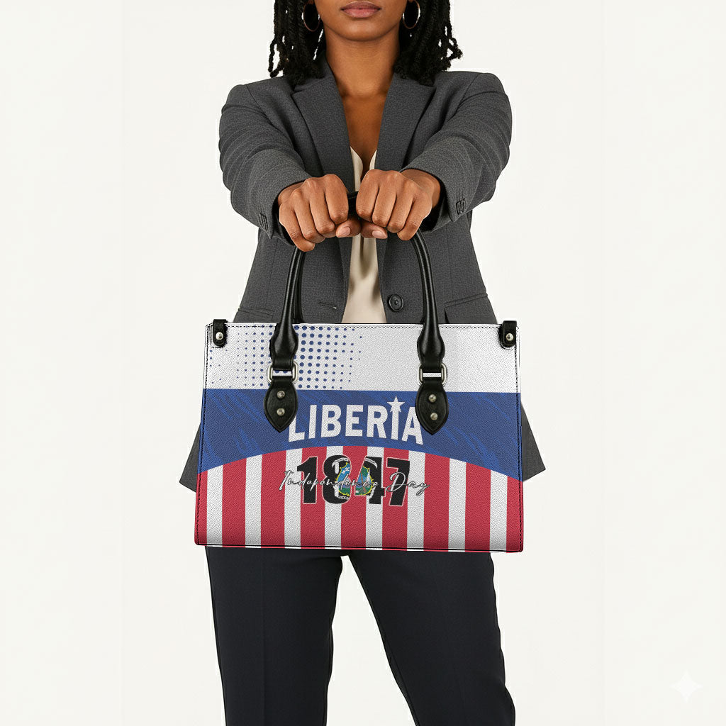 Liberia 1847 Leather Bag Happy Independence Day