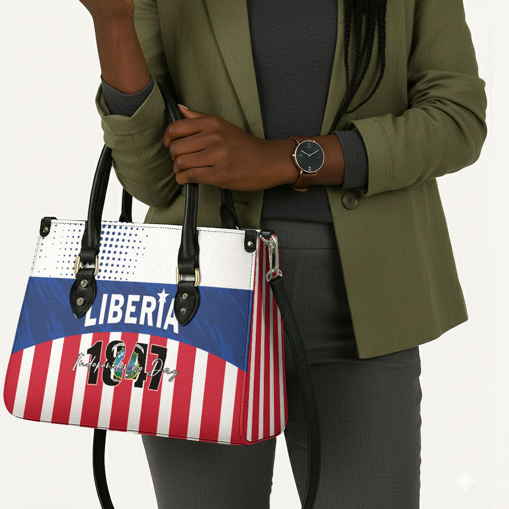 Liberia 1847 Leather Bag Happy Independence Day