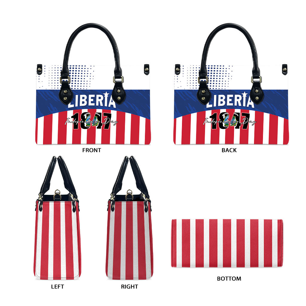 Liberia 1847 Leather Bag Happy Independence Day