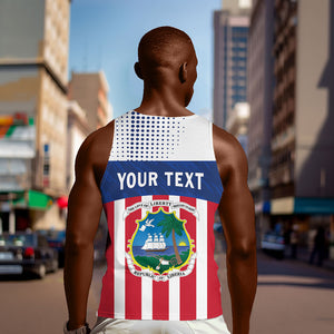 Personalized Liberia 1847 Men Tank Top Happy Independence Day