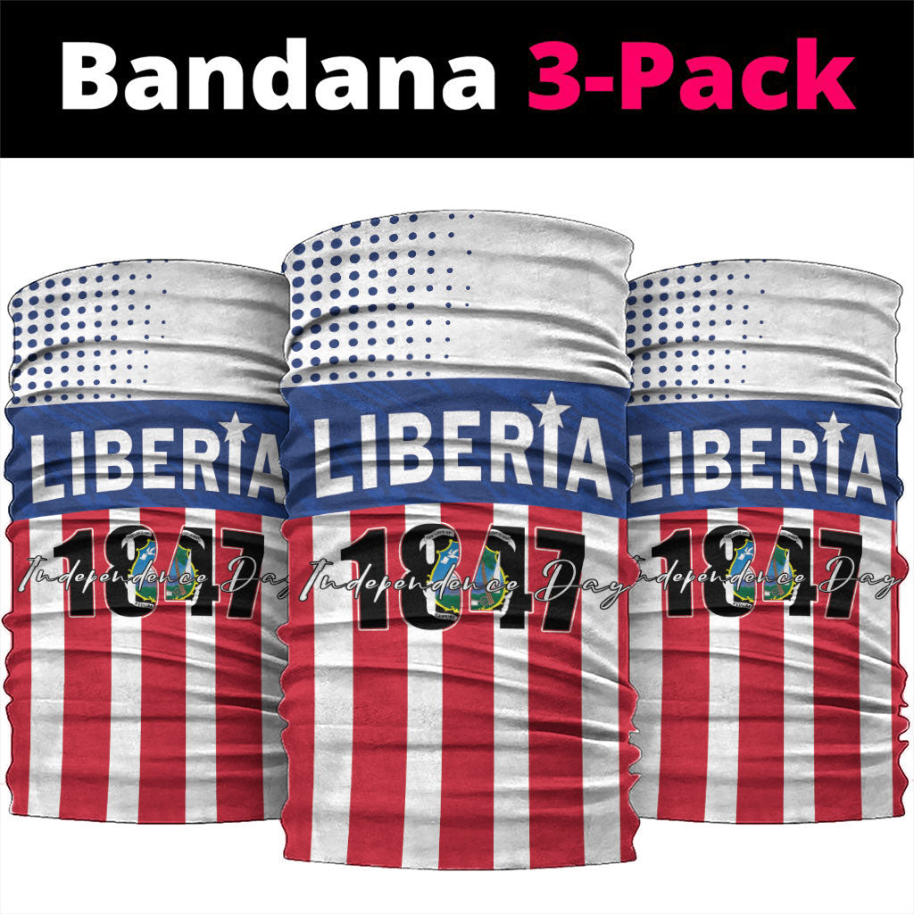Liberia 1847 Neck Gaiter Happy Independence Day
