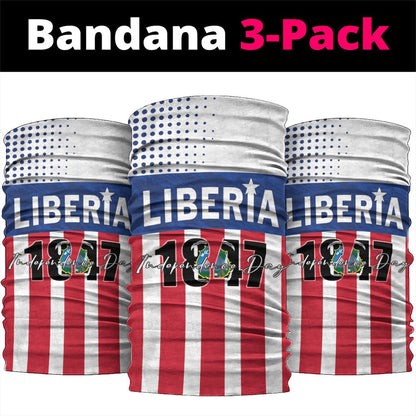 Liberia 1847 Neck Gaiter Happy Independence Day