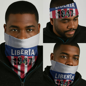 Liberia 1847 Neck Gaiter Happy Independence Day