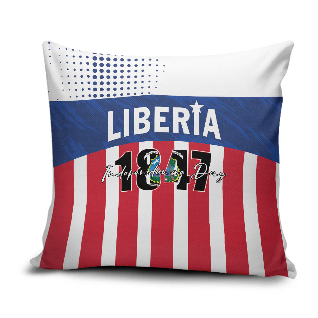 Liberia 1847 Pillow Cover Happy Independence Day
