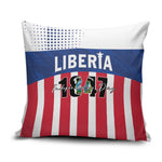 Liberia 1847 Pillow Cover Happy Independence Day
