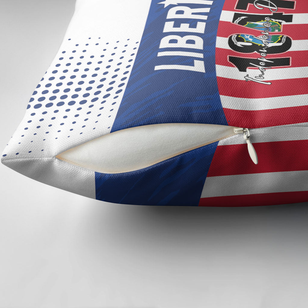 Liberia 1847 Pillow Cover Happy Independence Day