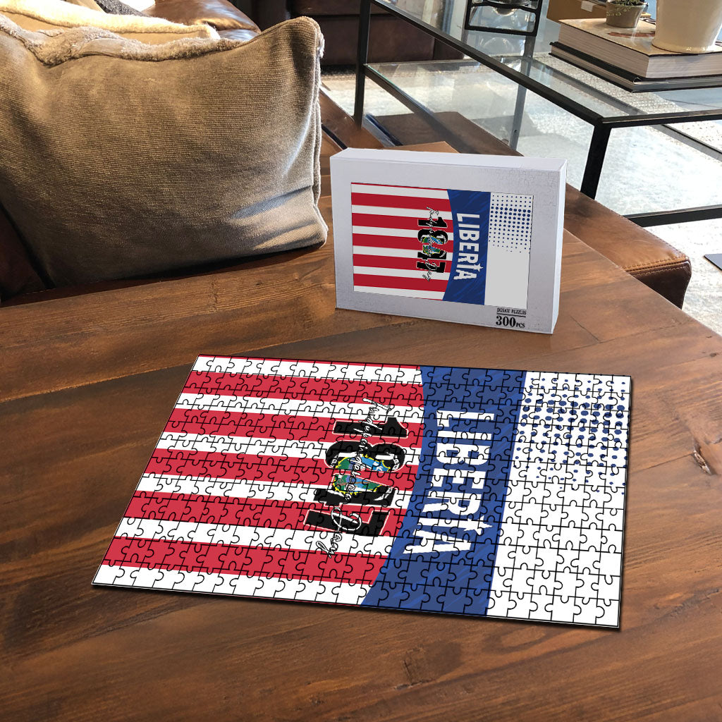Liberia 1847 Puzzle Happy Independence Day