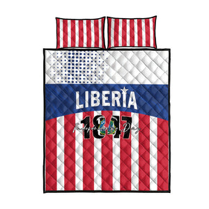 Liberia 1847 Quilt Bed Set Happy Independence Day